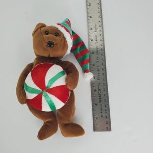 Vintage TY Christmas Holiday Bear YUMMY